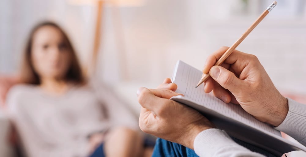 Integrated Treatment North Jersey Recovery Center - A woman is sitting with a professional rehab facilitator to fully understand what a dual diagnosis is and what integrated treatment entails