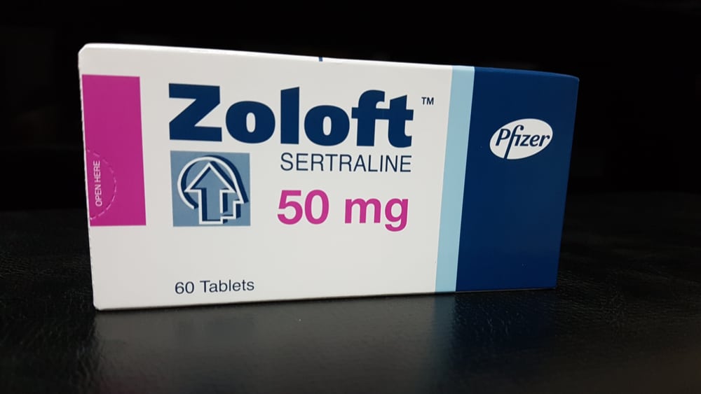 Zoloft Addiction and Withdrawal North Jersey Recovery Center - An image of a box of the prescription Zoloft, which is prescribed for depression in most cases, but many people wonder: "Is Zoloft addictive?"