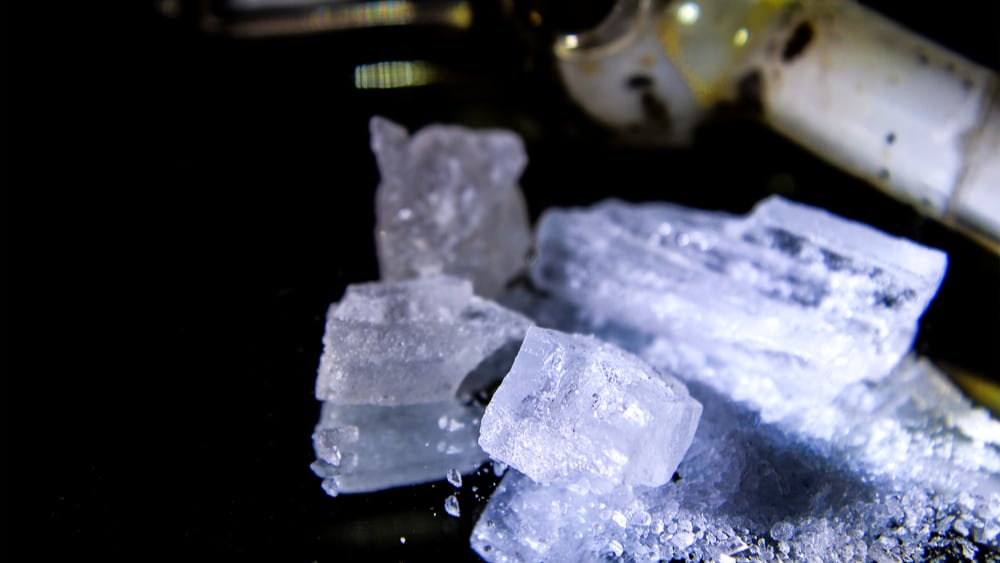 Meth Labs Cooking Up Addiction - North Jersey Recovery Close up photo of crystal meth.