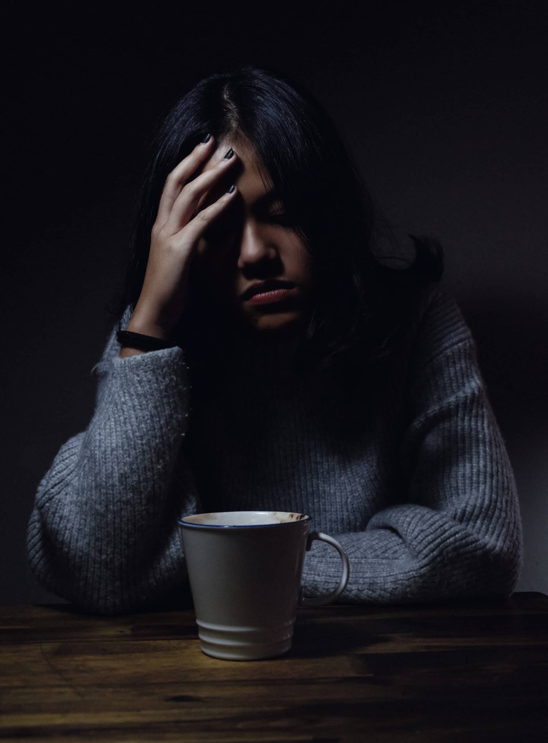 Woman stressed out - Childhood Trauma & Addiction