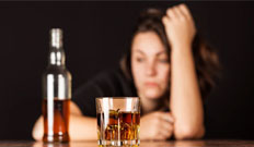 drunk woman in need of alcohol withdrawal management