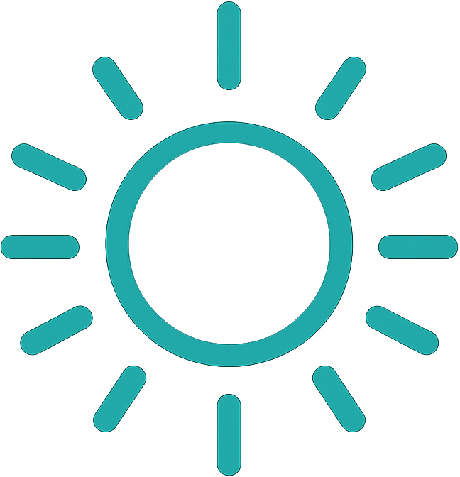 Sun icon — daytime program